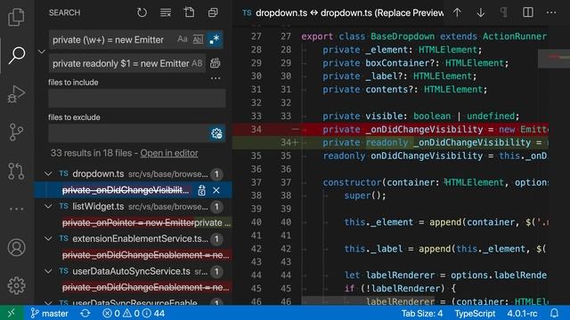 VS Code tips — Find/replace previews in the search view смотреть онлайн