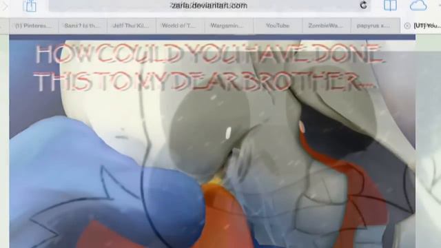 Undertale try not to cry (papyrus and sans) смотреть онлайн