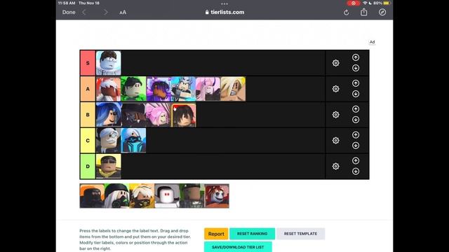 Encounters Roblox Tier list смотреть онлайн