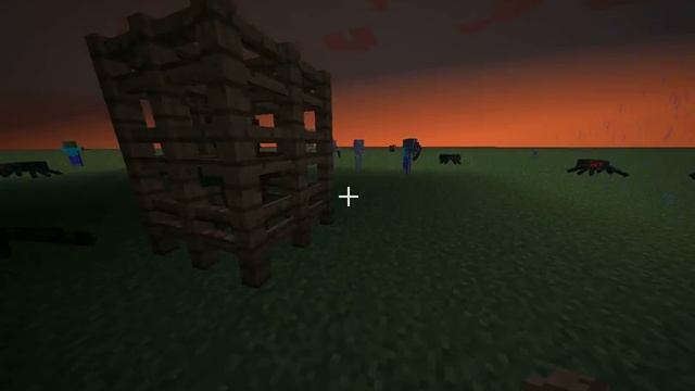 зомби в кожаной броне Minecraft смотреть онлайн