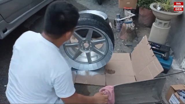 PINTURAHAN ANG MAGS GAMIT LANG ANG SPAY PAINT! #corolla9th #altis (links below) смотреть онлайн