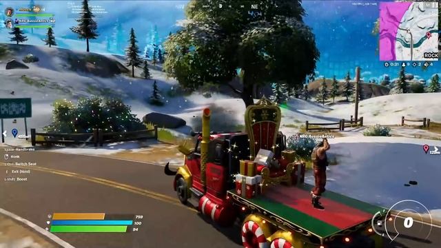 I became the REAL Santa Boss in Fortnite! смотреть онлайн
