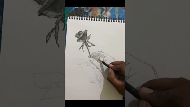 Rose in Hand | Sketch Drawing смотреть онлайн