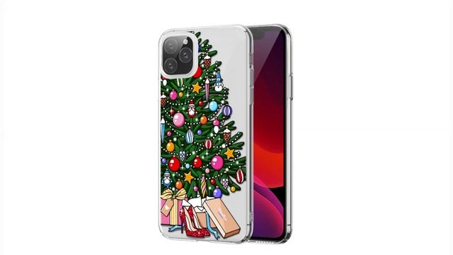 Чехол Chyi для телефона с рождественским рисунком для iphone 13 12 11 XS XR 8 7 6 pro max mini plus смотреть онлайн