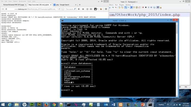 Tutorial php 2014 - 05 xampp mysql смотреть онлайн