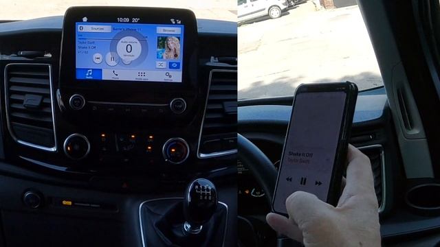 How to operate the Sync Bluetooth Audio System in a 2019 Ford Transit Custom смотреть онлайн