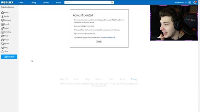 Pokediger1 is permanently banned from ROBLOX. смотреть онлайн