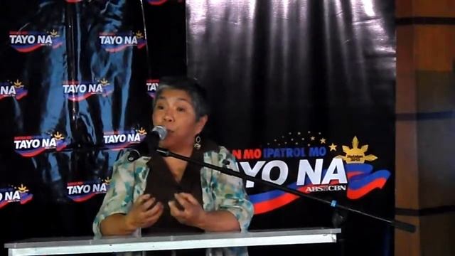 Ms. Inday Varona, head of "Bayan Mo, Patrol Mo" campaign for halloweenandchristmas.wordpress.com смотреть онлайн