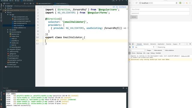 12. Angular Forms: custom validators смотреть онлайн