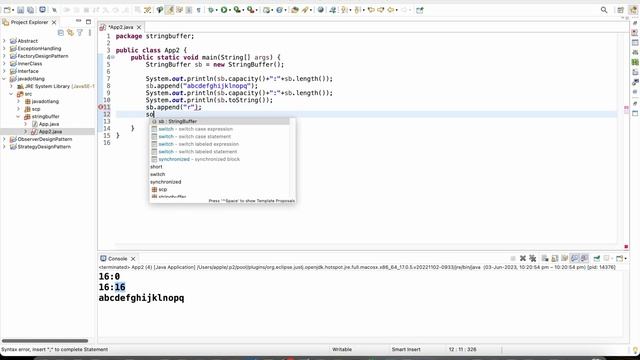 #13 Important methods of StringBuffer Class | StringBuffer | java.lang.StringBuffer | #java смотреть онлайн