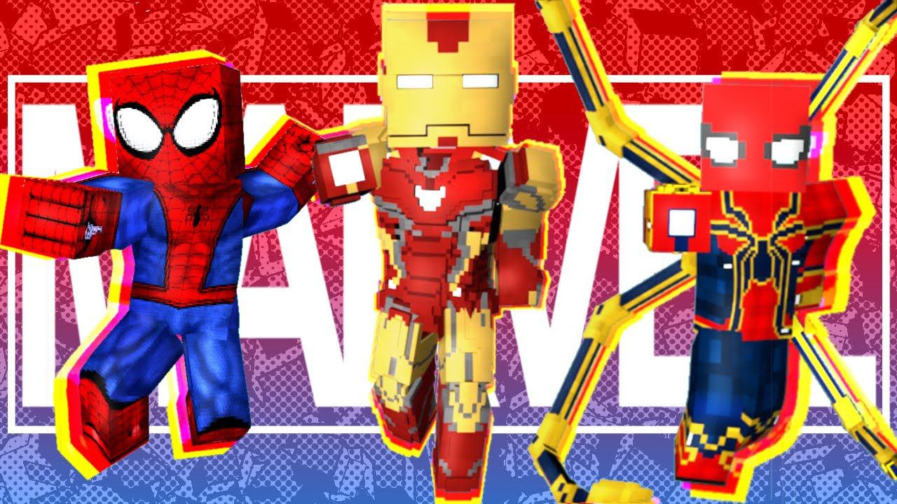 Супергерои в Майнкрафте ПЕ! Лучший мод на Супергероев для мобильного Майнкрафта!