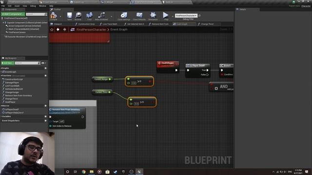 Unreal Engine 4 Survival Game Tutorial Part 4 - Thirst System, Death and Respawning смотреть онлайн