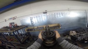 Сборка вторичного вала КПП ЯМЗ 236