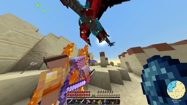 Босс Болотная Пасть и Приключения на Драконе - Mineshafts & Monsters Minecraft #11 смотреть онлайн