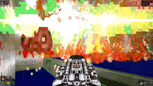 Прохождение Brutal Doom V21 RC 7 Doom 2 The Way Id Did Map 15