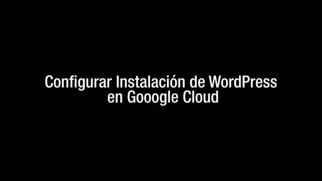 ? Instalar WordPress Gratis Google Cloud смотреть онлайн