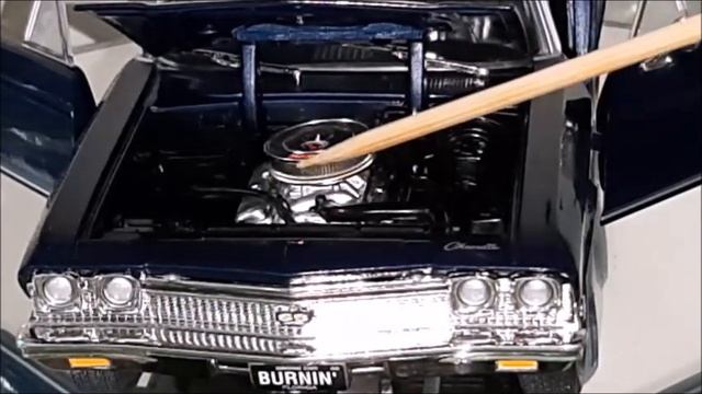 Review of a 1:18 diecast 1968 Chevrolet Chevelle SS 396, made by ERTL смотреть онлайн