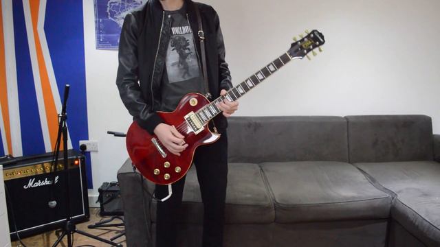 Welcome To The Jungle Guitar Cover! Slash Solo Cover! смотреть онлайн