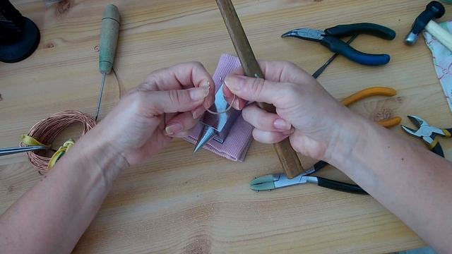 Мастер-класс Серьги-кольца в бохо стиле I Wirewrap Tutorial HOOP EARRINGS