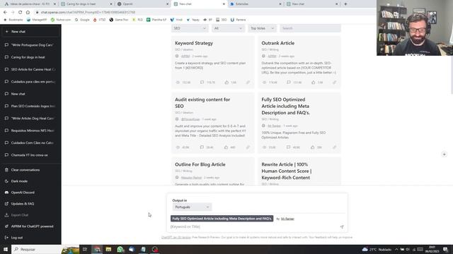 CHATGPT + AIPRM: Conteúdo Otimizado para SEO смотреть онлайн