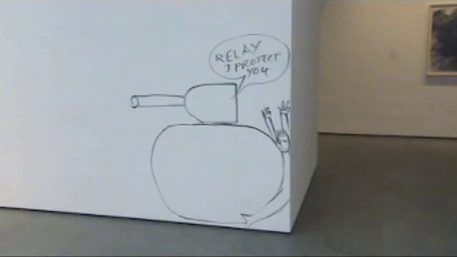 Dan Perjovschi, WHAT HAPPENED TO US?, at MoMA (Part 1) смотреть онлайн