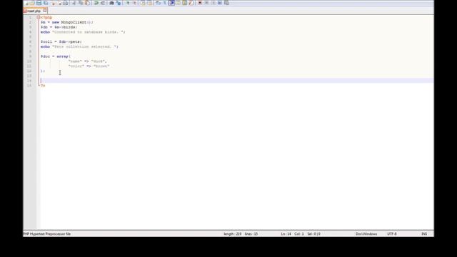 MongoDB Tutorial for Beginners - 21 - MongoDB PHP(2/5) смотреть онлайн