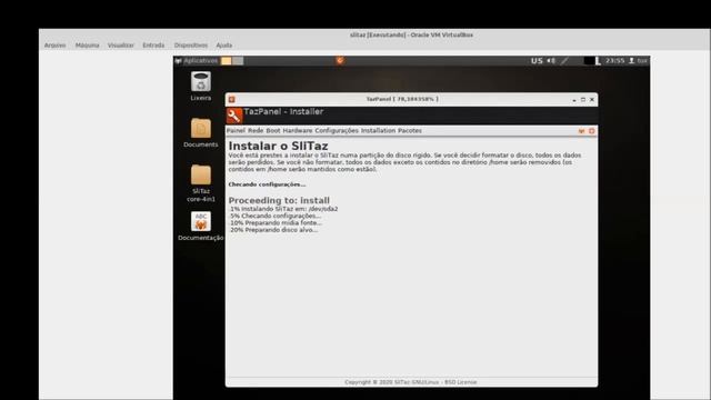 SliTaz GNU/Linux Rolling (43 MB) смотреть онлайн