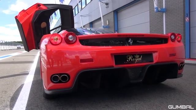 Ferrari Enzo - Ускоряется на треке!