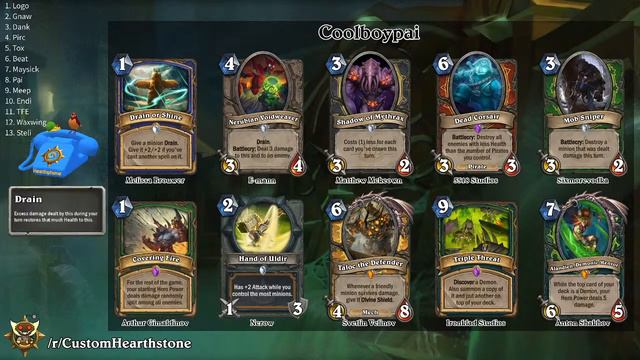 Hearthphone - Custom Hearthstone Expansion Reveal Livestream смотреть онлайн