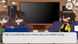 Michael's Family reacts to Afton Family || Michael Afton ||Part 3/3|| not my main AU || desc