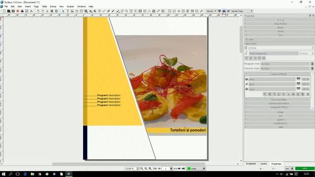 Scribus 1.5.3 how to create a brochure - tutorial and template смотреть онлайн