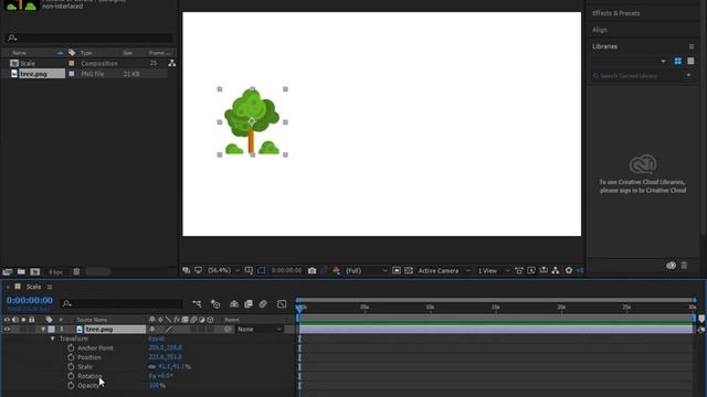 How to apply Scale Keyframe Animation in Adobe After Effects CC смотреть онлайн