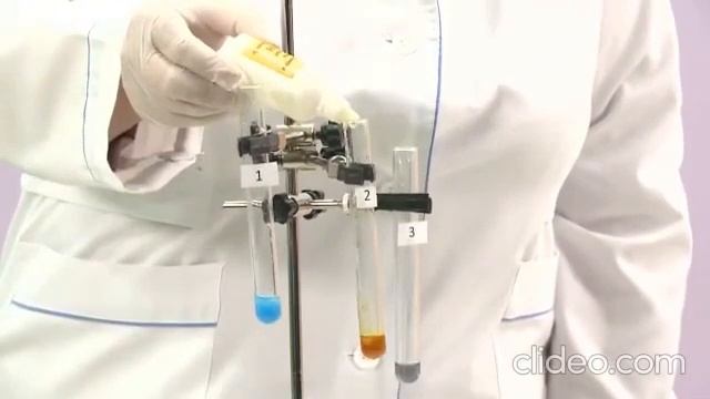 Лабораторный опыт №4 «Качеств реакции на катионы Fe2+, Fe3+, Cu2+, взаимодействие со щелочами» 9 кл смотреть онлайн