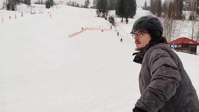 Покатушки на горных лыжах смотреть онлайн