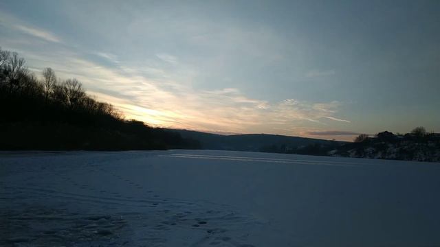 Зимний рассвет. смотреть онлайн