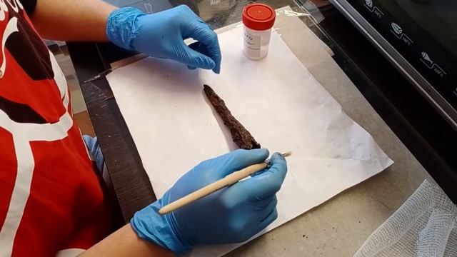 РЕСТАВРАЦИЯ СРЕДНЕВЕКОВОГО КОПЬЯ. Этап I: профпроклейка предмета / RESTORATION OF A MEDIEVAL SPEAR смотреть онлайн