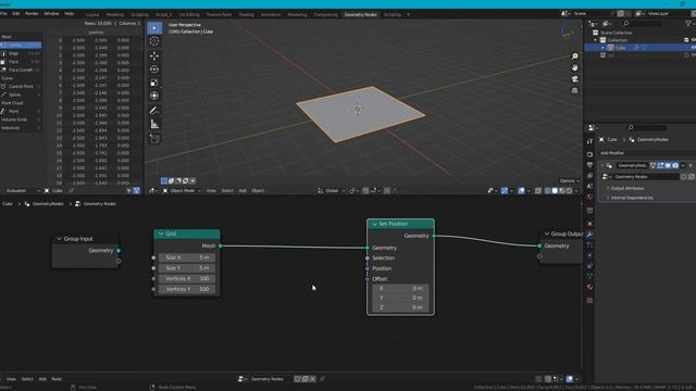 Landscape modeling with geometry nodes in Blender смотреть онлайн