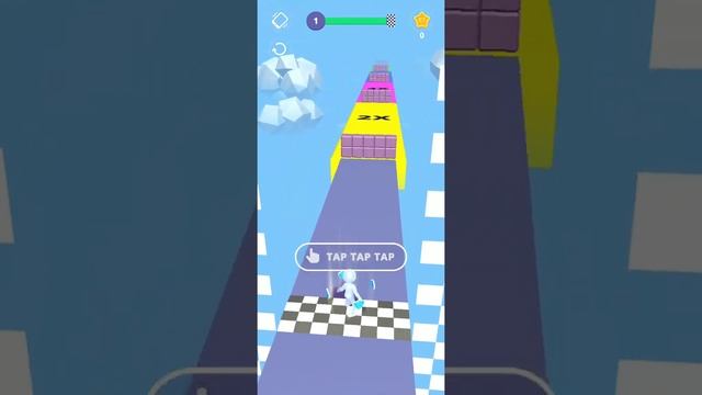 Hyper Runner 3D Gameplay (Android,ios) Level 1 #short смотреть онлайн