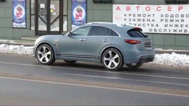 pro-line sport - тюнинг Infiniti FX37 Серый Матовый смотреть онлайн