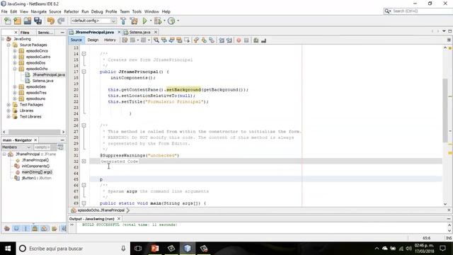 08.- Java Swing : Abrir JFrame desde otro JFrame con Java Netbeans смотреть онлайн