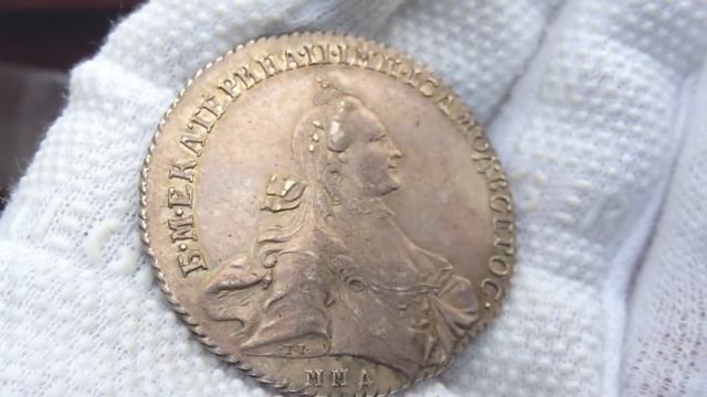 1 рубль 1765 года московский монетный двор.