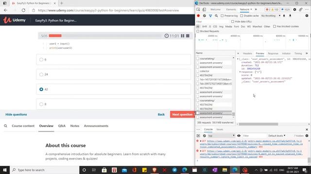 Get Udemy Answer For Any Question in a Quiz By Dev Tools смотреть онлайн