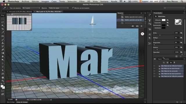 Texto en 3D con Photoshop (was upon at time) смотреть онлайн