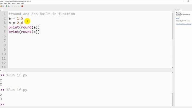 Python Basic Bangla Tutorial 14 – Round Function and ABS function смотреть онлайн
