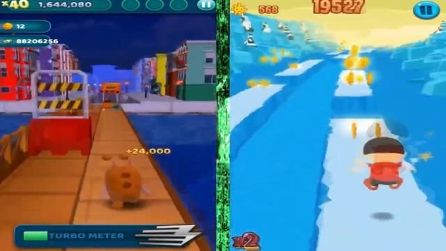 Oddbods Turbo Run vs Tag with Ryan - Ryan vs Slick смотреть онлайн