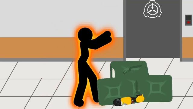 SCP-457 Vs SCP-054| Sticknodes Animation