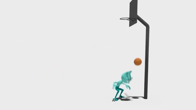 3ds max character animation test - BasketBall Dunk смотреть онлайн