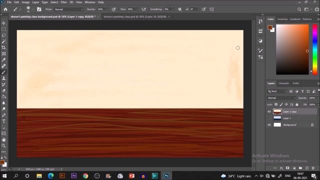 Making Backgrounds - Digital Painting FREE COURSE - Adobe Photoshop Painting Tutorial - ( 10/15 ) смотреть онлайн