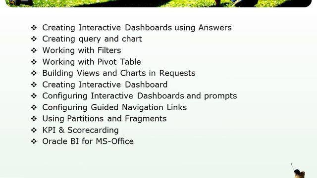 obiee training | oracle obiee training | obie course | oracle obiee online training смотреть онлайн