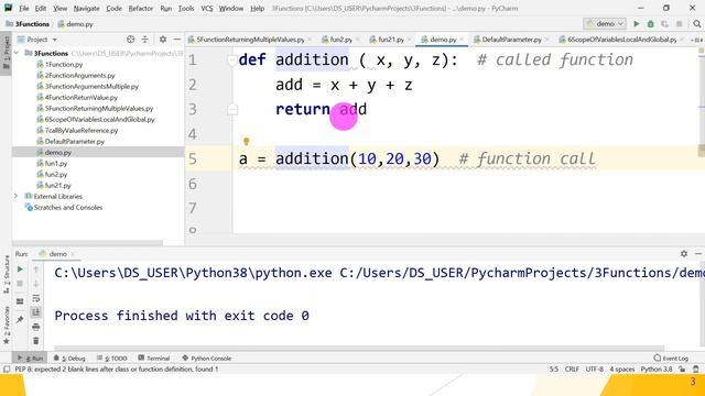 Lecture 12: Function's Return Type and Function Returning Multiple Values in Python смотреть онлайн